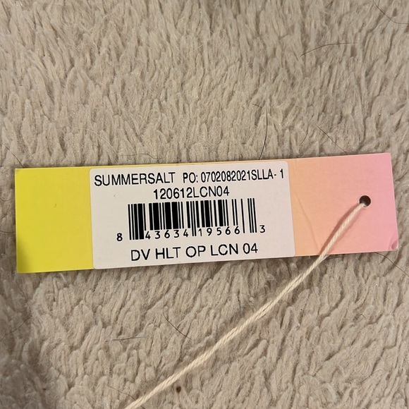 SummerSalt NWT Floral Swimsuit Size 4 - Picture 5 of 5